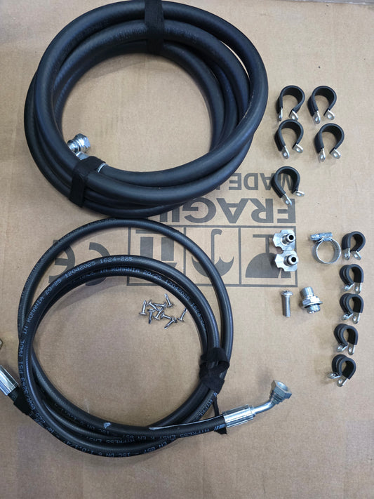 Power Steering Line Kit – Ford Transit MK6 / MK7 / MK8 Rack (Integrated Reservoir)